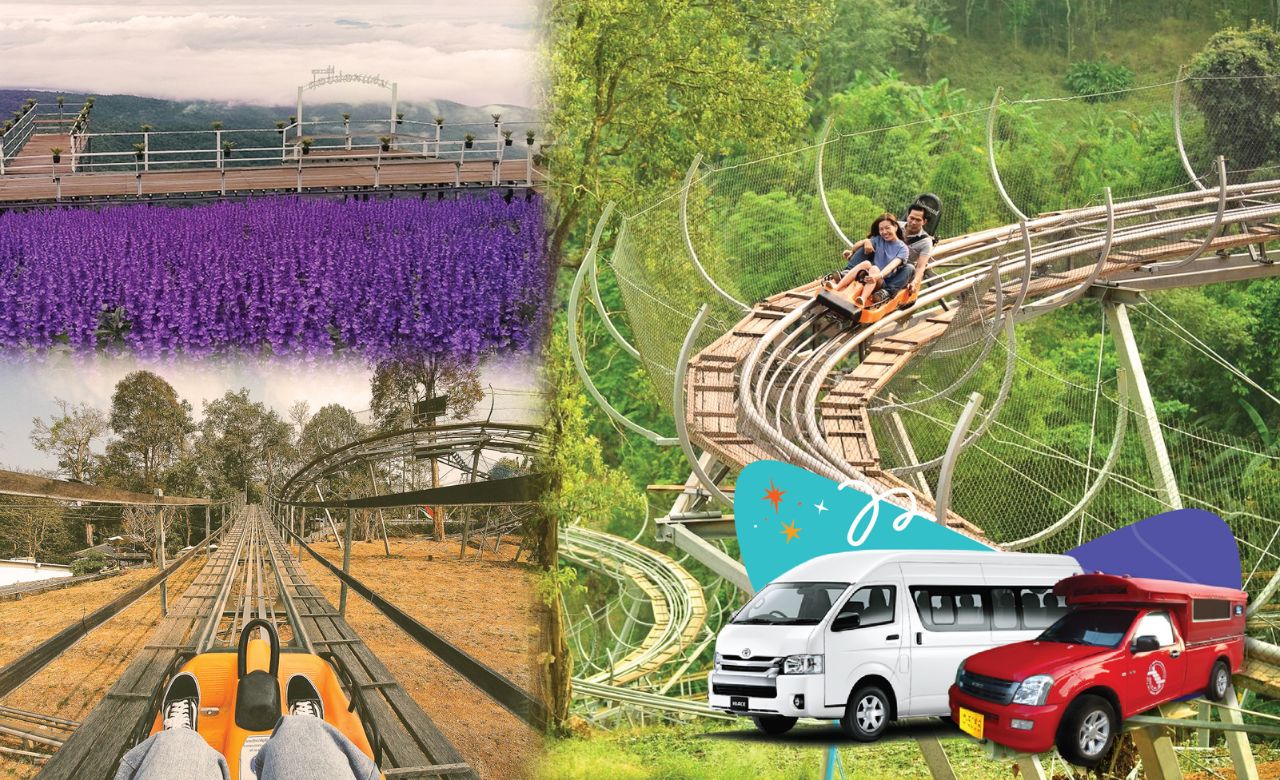 Chiang Mai Mon Jam & Jungle Coaster Private Day Trip