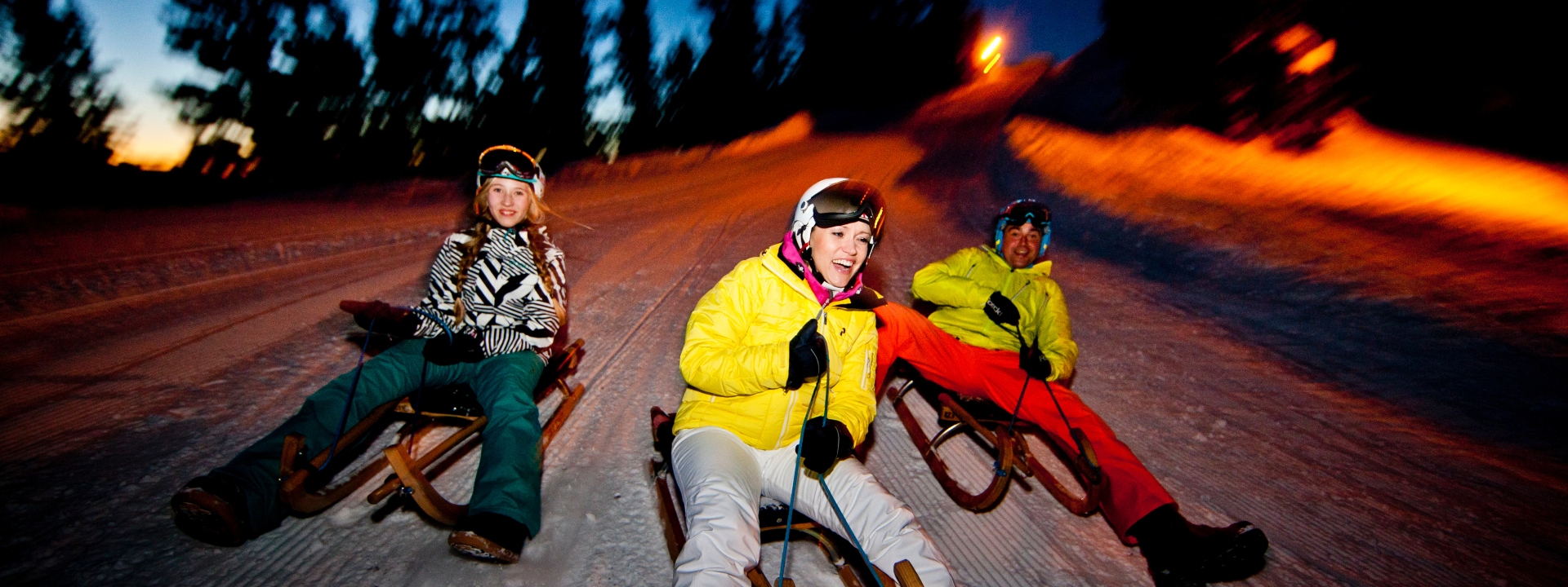 Night Sledding Experience from Interlaken