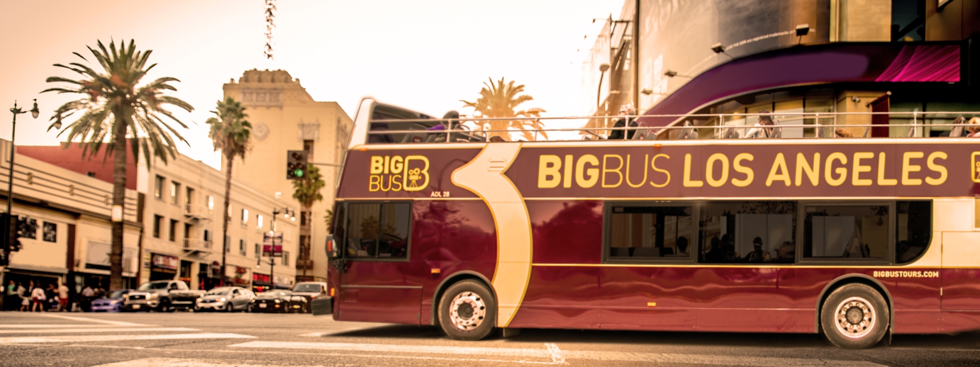 洛杉磯 Big Bus 隨上隨下觀光巴士之旅（敞篷）