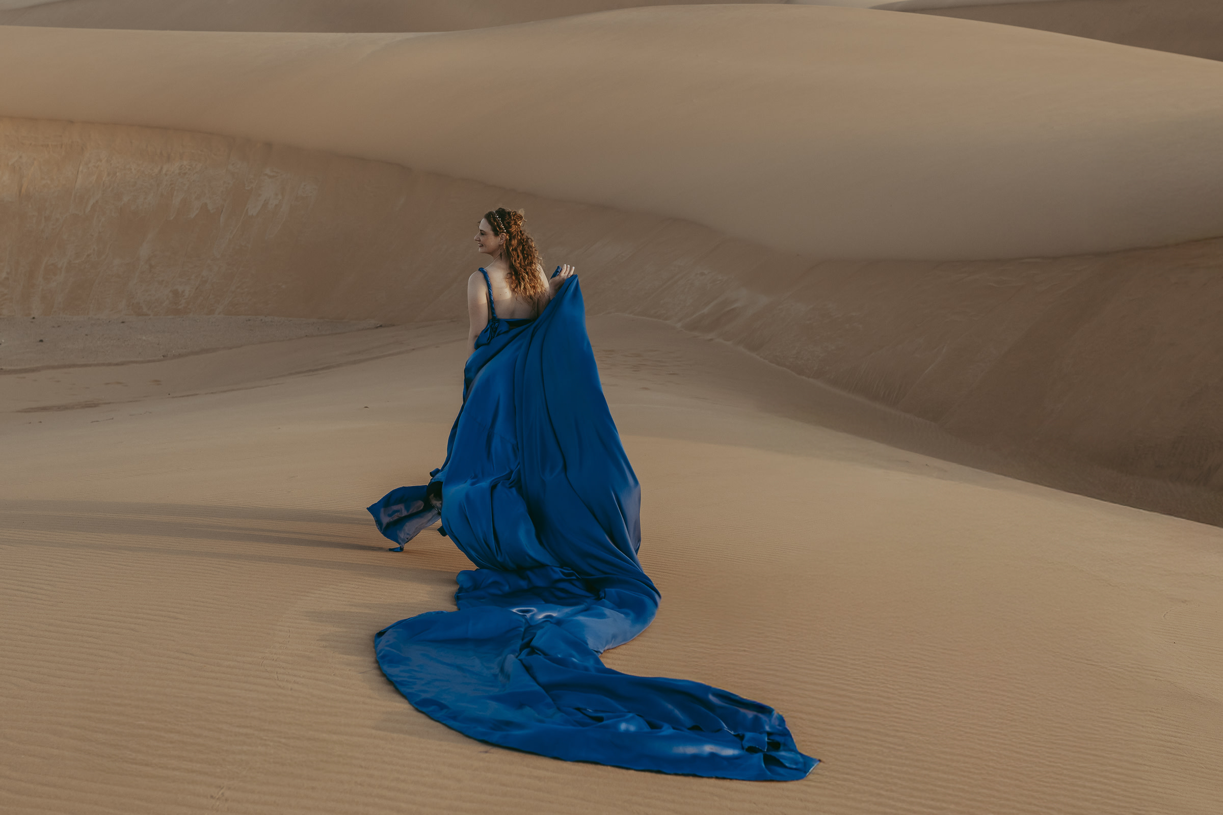 Swakopmund: Private Editorial Flying Dress Shoot