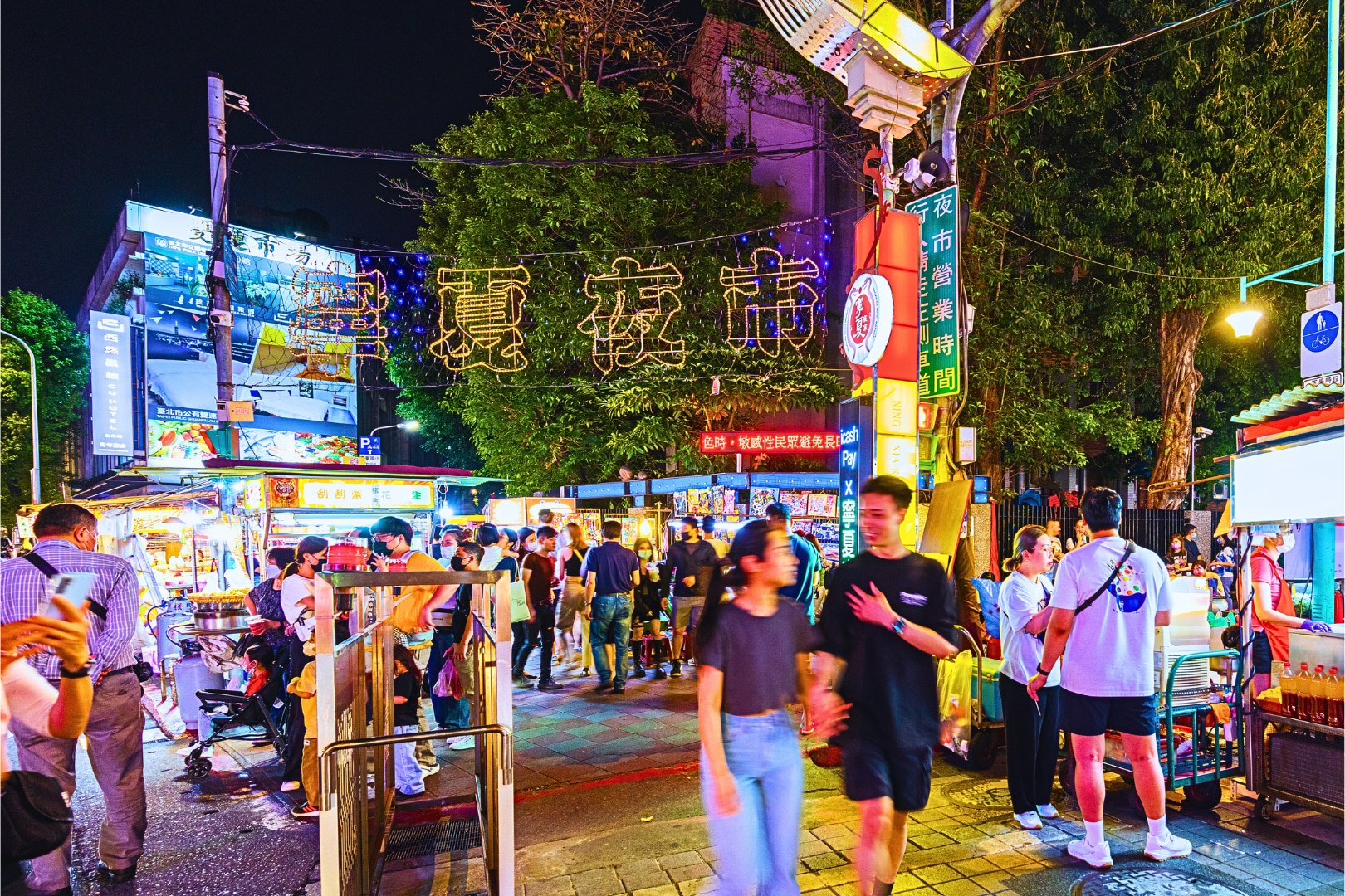 Taipei 101 & Chiang Kai-shek Memorial Hall & Longshan Temple & Ningxia Night Market: A Dazzling Taipei Night Tour