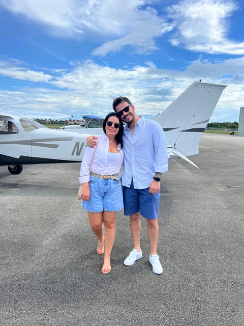 Miami Downtown Private Airplane Tour with Soft Drinks