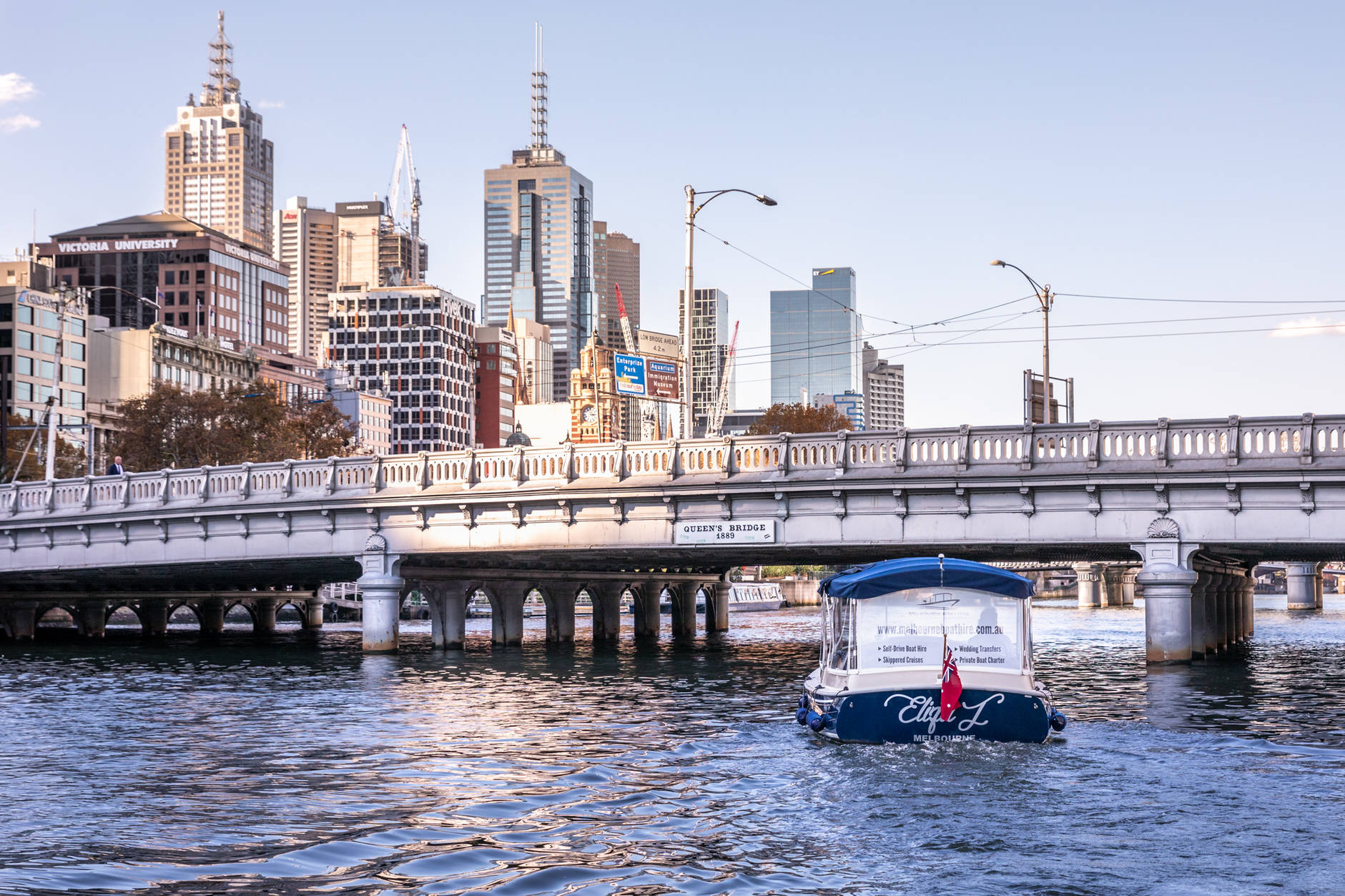 Self-Drive Eliza J Boat Hire in Melbourne