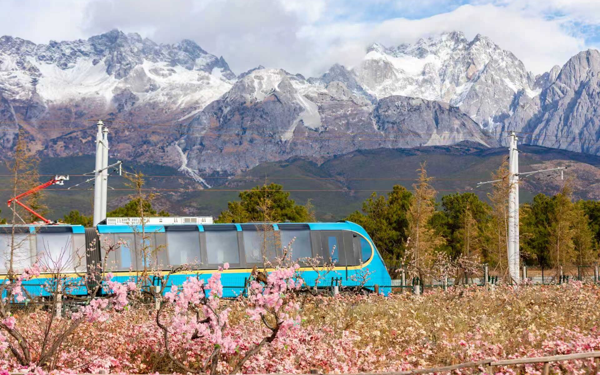 Lijiang Jade Dragon Snow Mountain Sightseeing Train