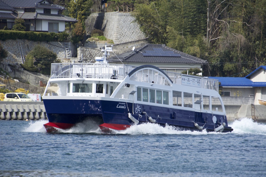 瀨戶內島波海道自行車之旅 電動自行車租賃及登船