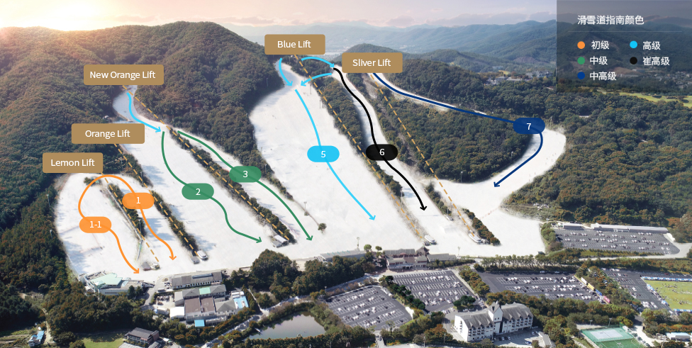 芝山森林度假村 (Jisan Forest Resort) 滑雪橇一日遊（首爾 (Seoul) 出發）