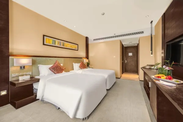 Hotel room environment display map