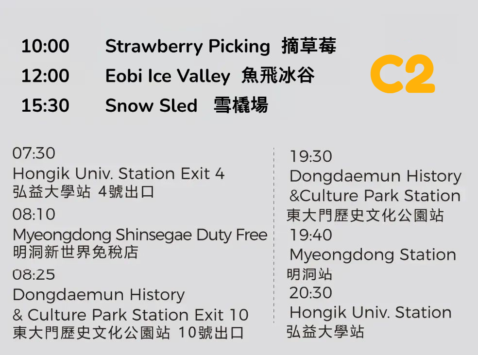 Cheongyang Ice Festival & Nami & Eobi Ice Valley & Strawberry Tour