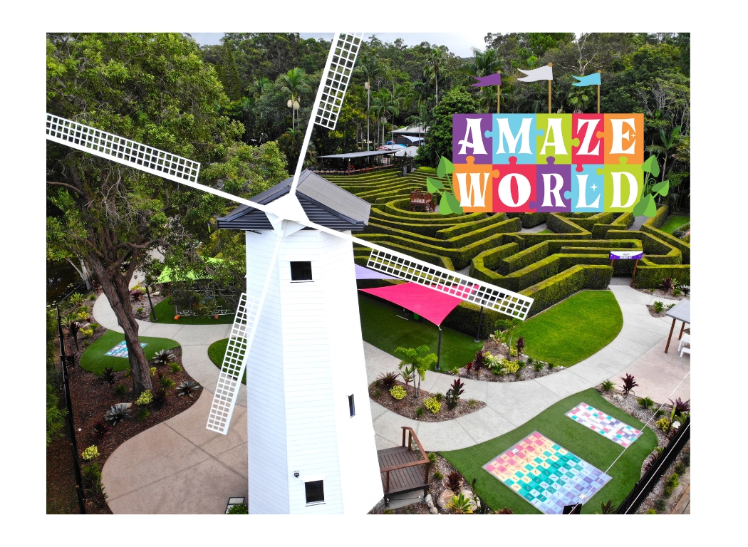 Amaze World offers a vibrant, family-owned outdoor attraction on the Sunshine Coast