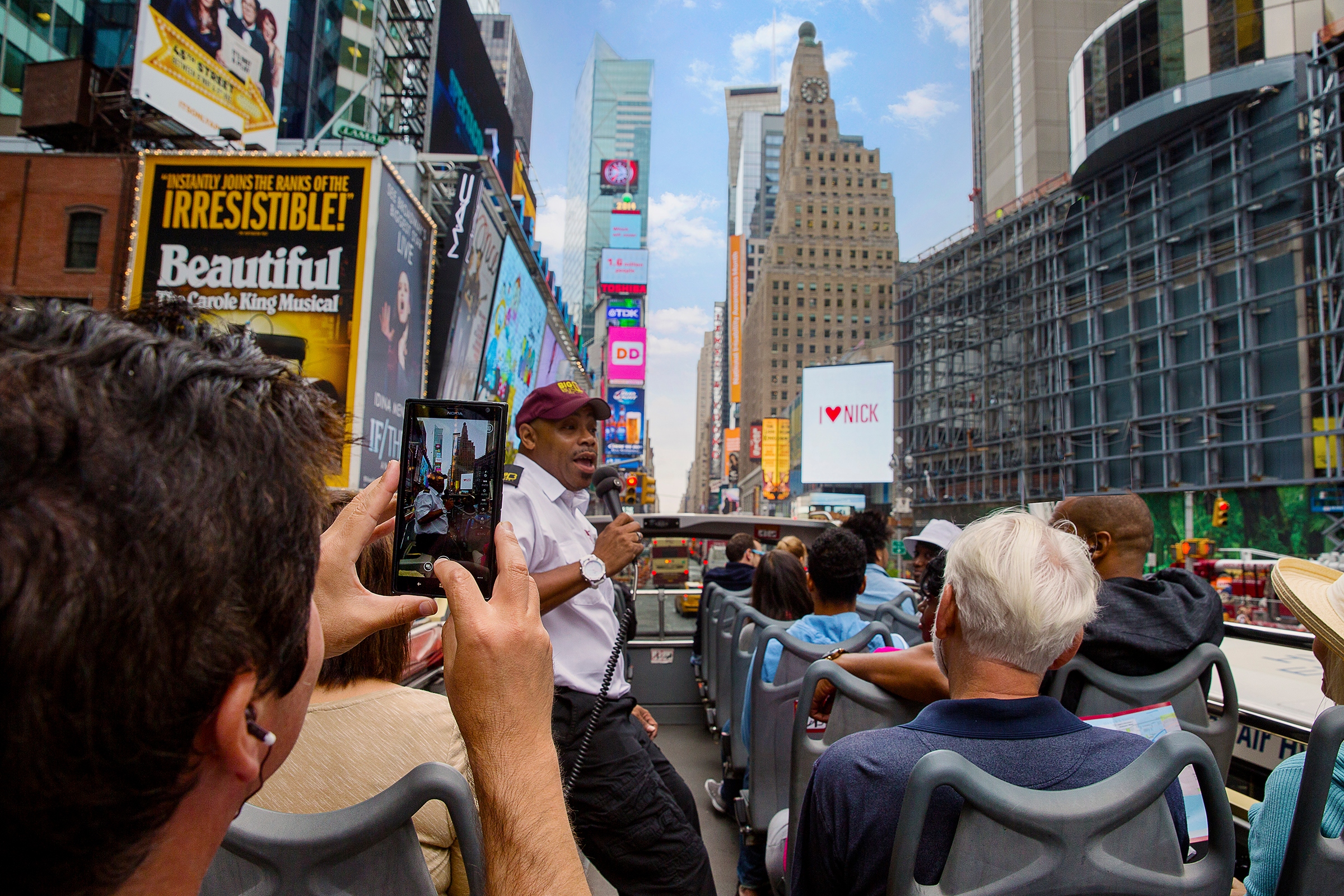 New York Open-Top Night Bus Tour 