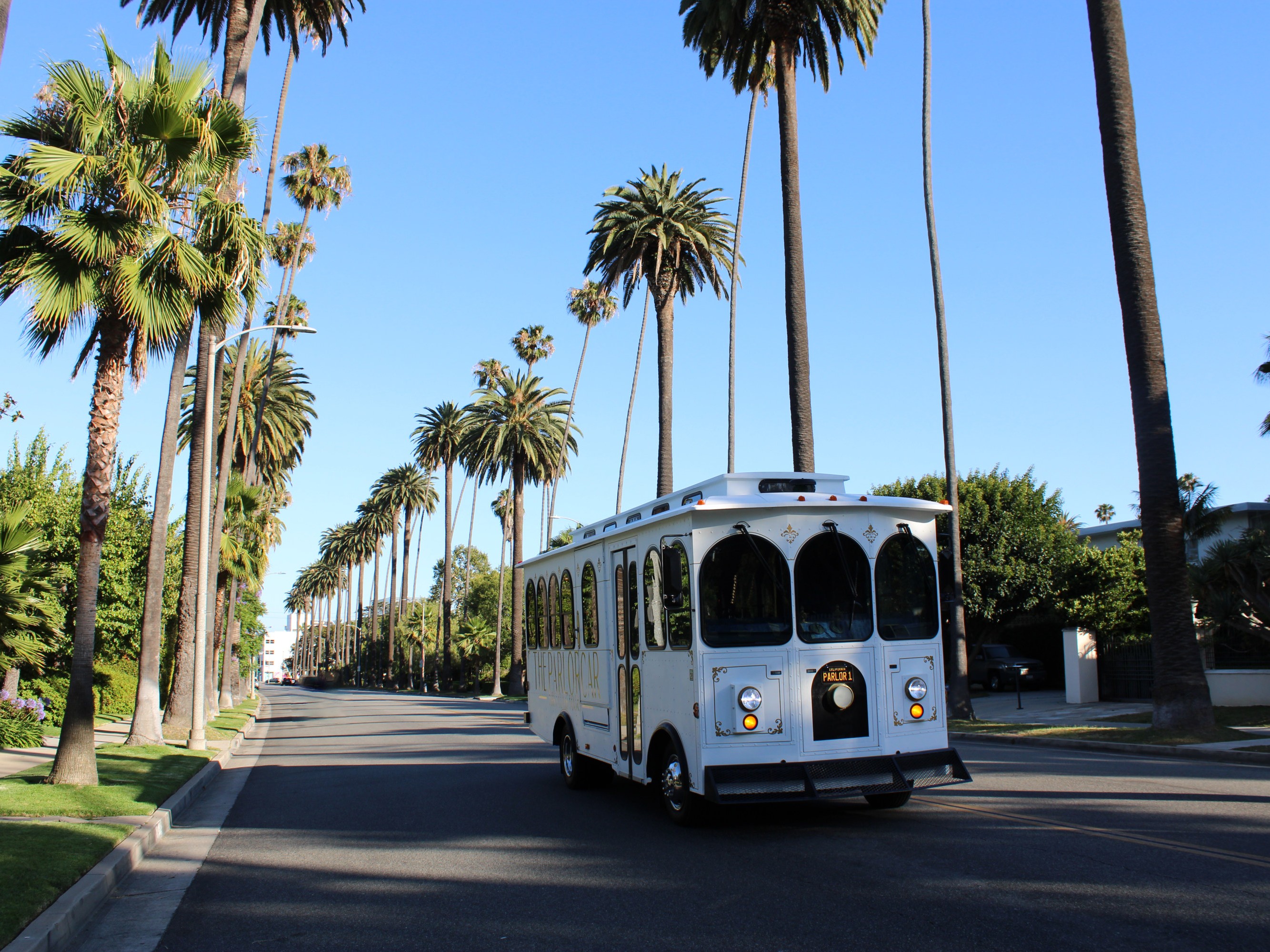 Luxury Hollywood Los Angeles Sightseeing Trolley Tour