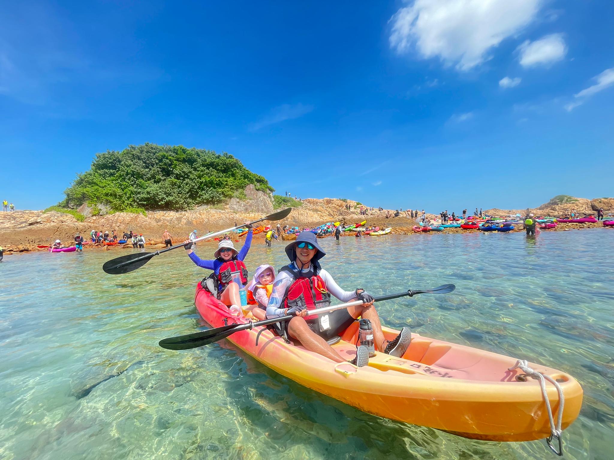 西貢｜綠蛋島及獨木舟浮潛體驗一天團