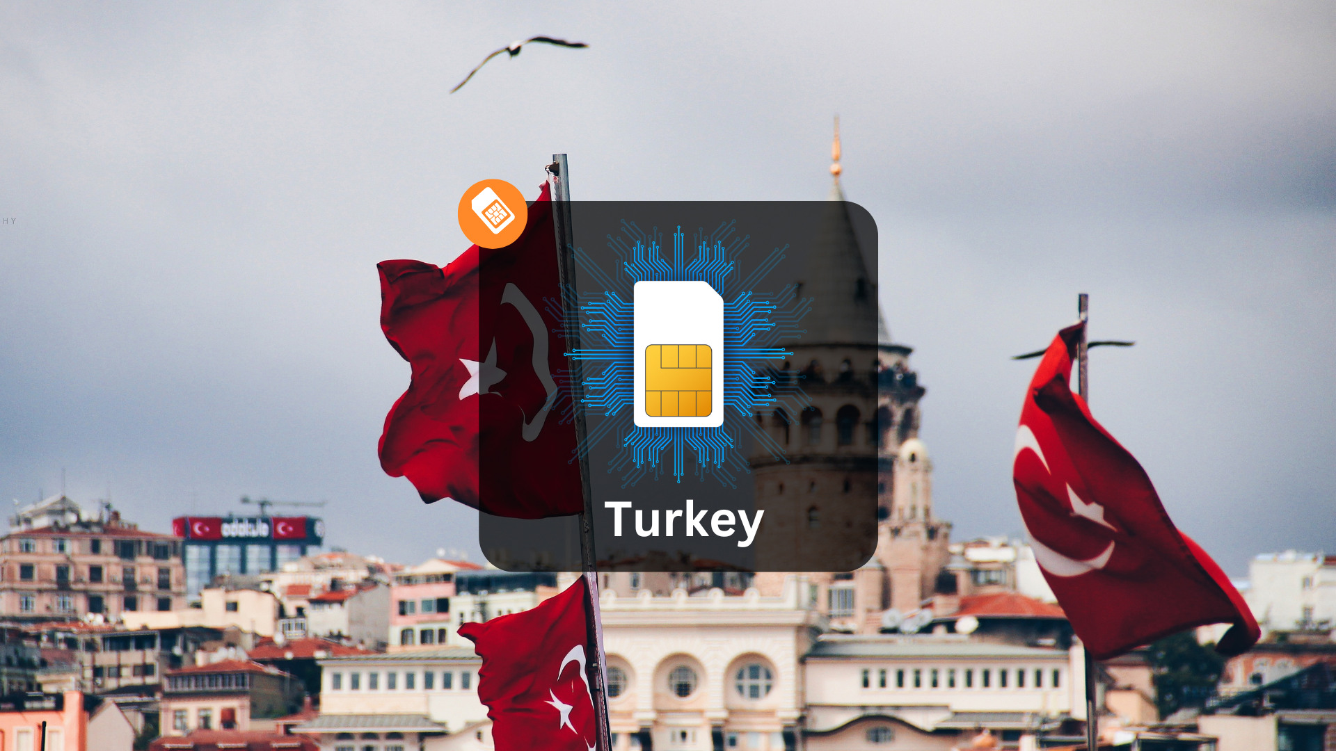 土耳其5G無限數據Sim卡（香港機場領取）