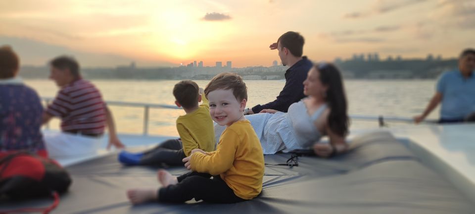 Bosphorus Sunset Cruise on Yacht with Live Guide