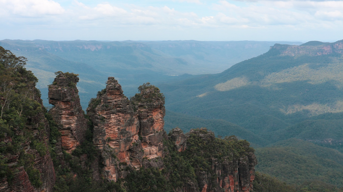 A quick visit at the 3 Sisters, Blue Mountain