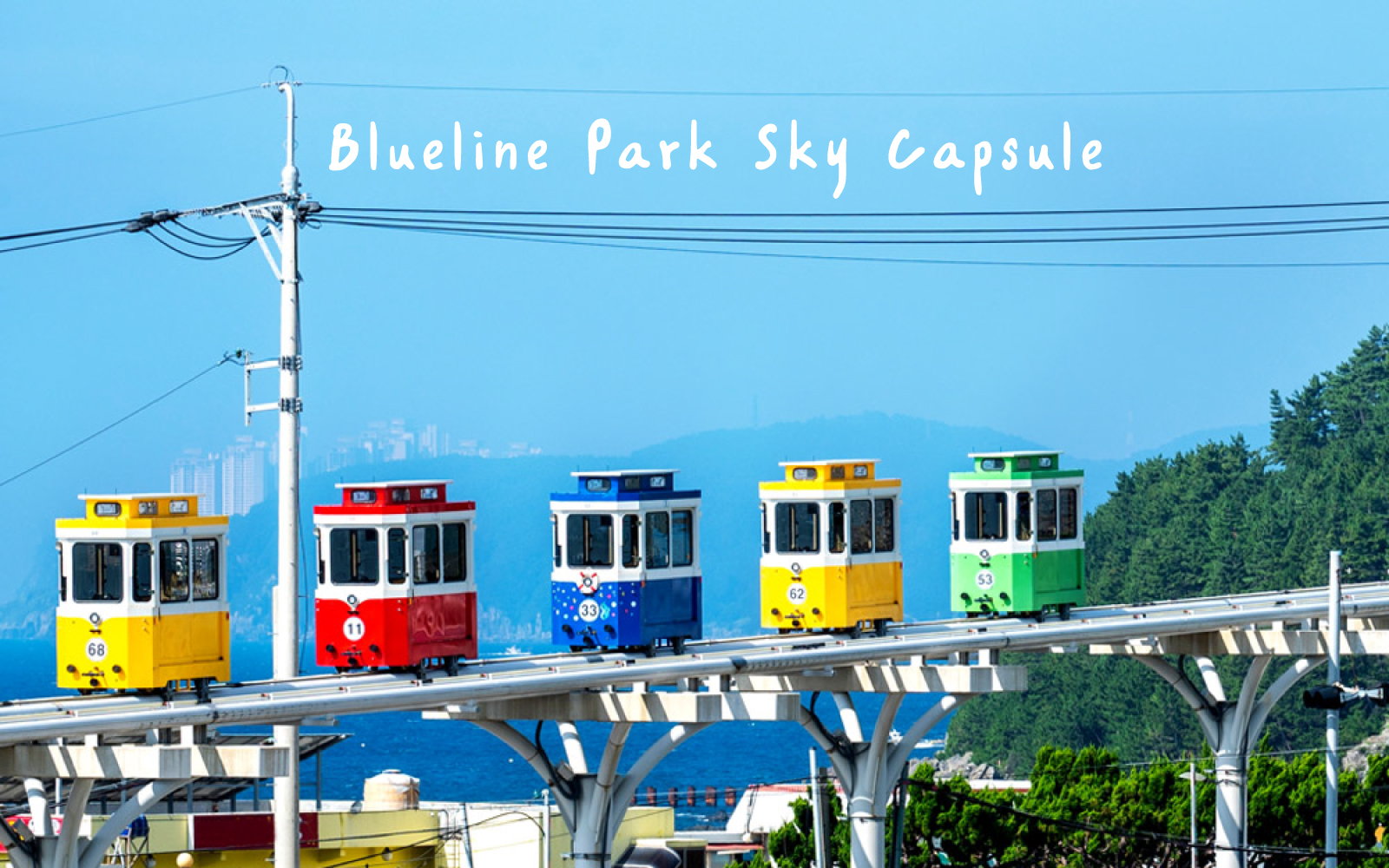 Busan City One day tour : Haeundae Sky Capsule, Beach Train, Skywalk