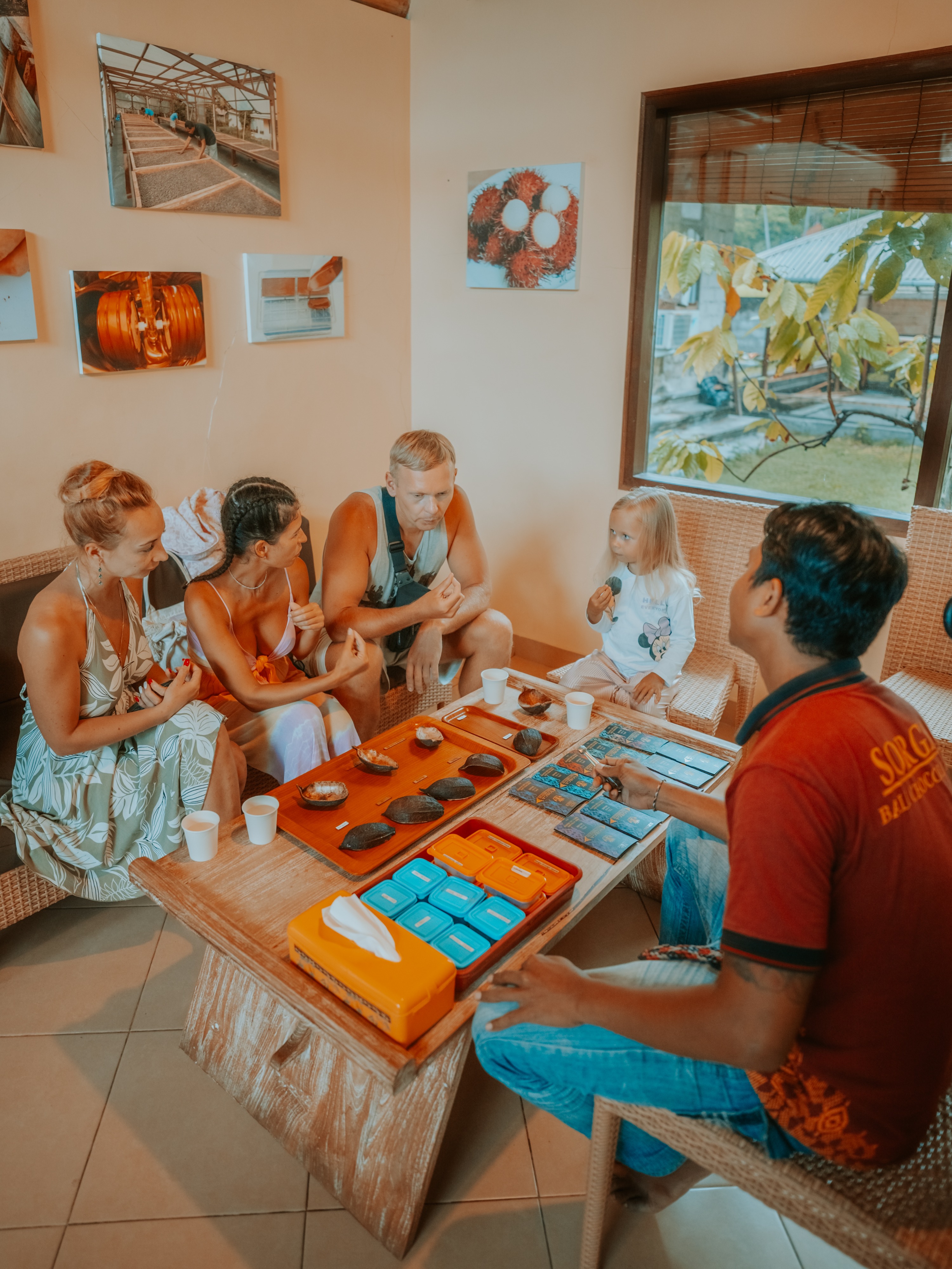 Enjoy a complimentary chocolate-tasting experience and learn the difference between cocoa varieties!