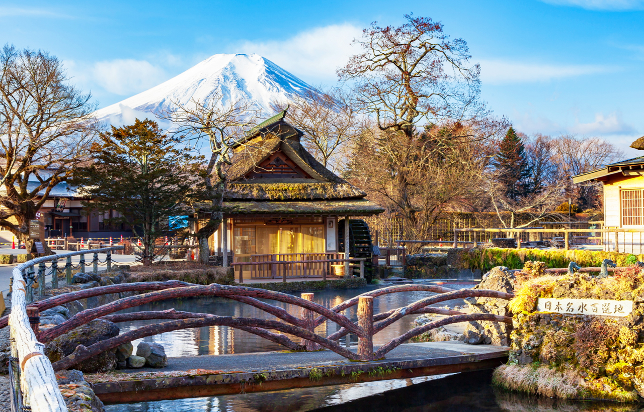 網紅打卡勝地-新倉山淺間公園&日川時計店&忍野八海&河口湖大石公園&河口湖楓葉迴廊