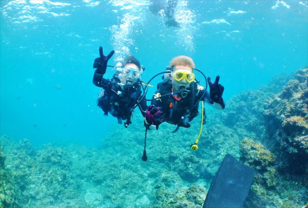Sea walk experience & blue cave diving experience (Onna Village)