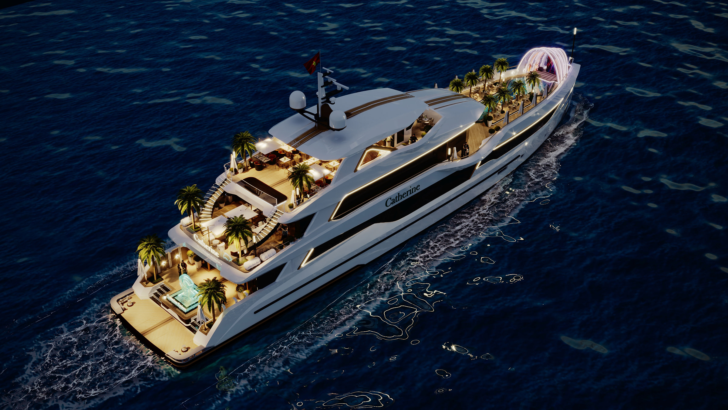 Catherine Horizon Day Cruise: Ha Long Bay with Sung Sot & Ti Top