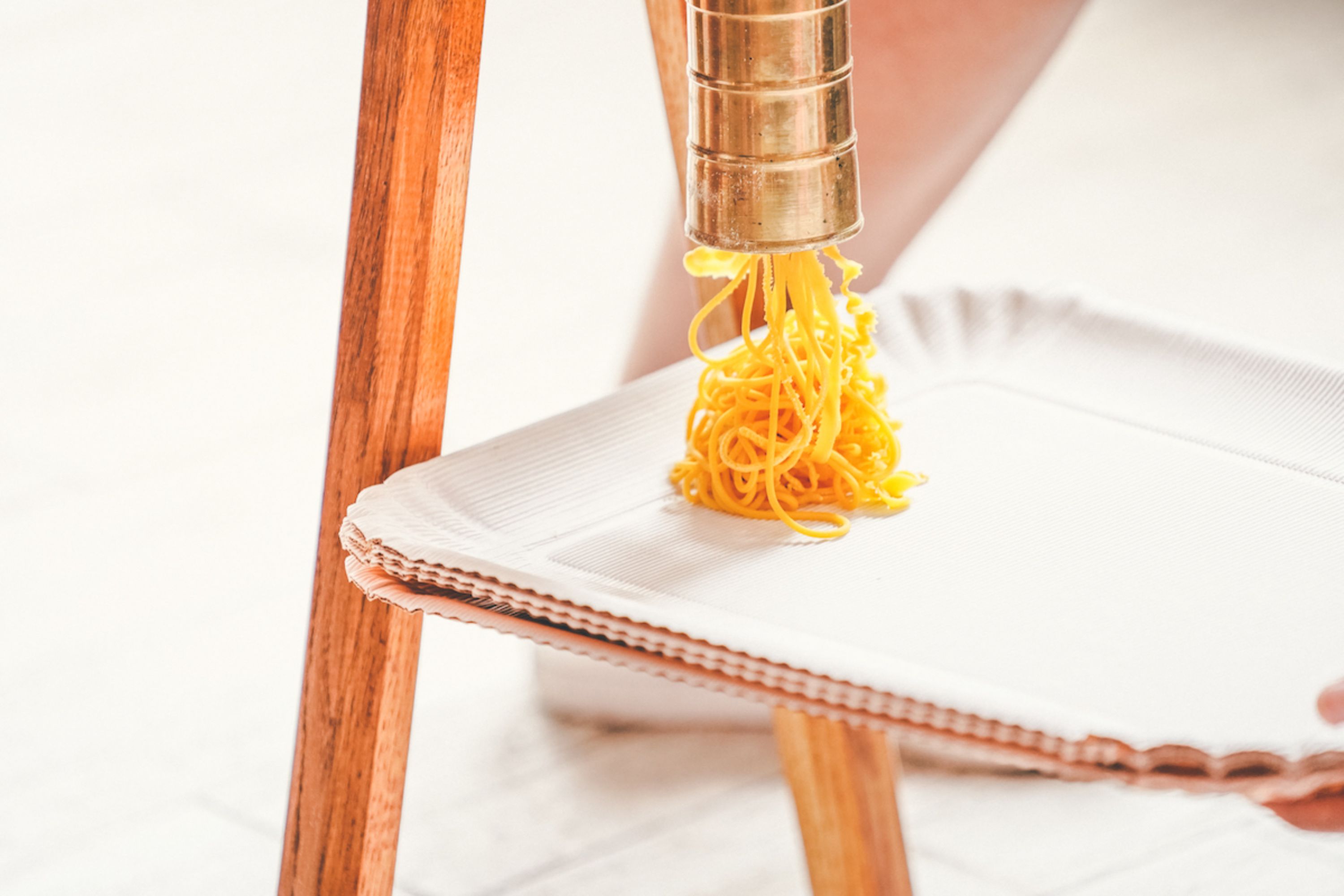 Nice pasta-making session—learning skillful techniques and creating delicious, homemade pasta