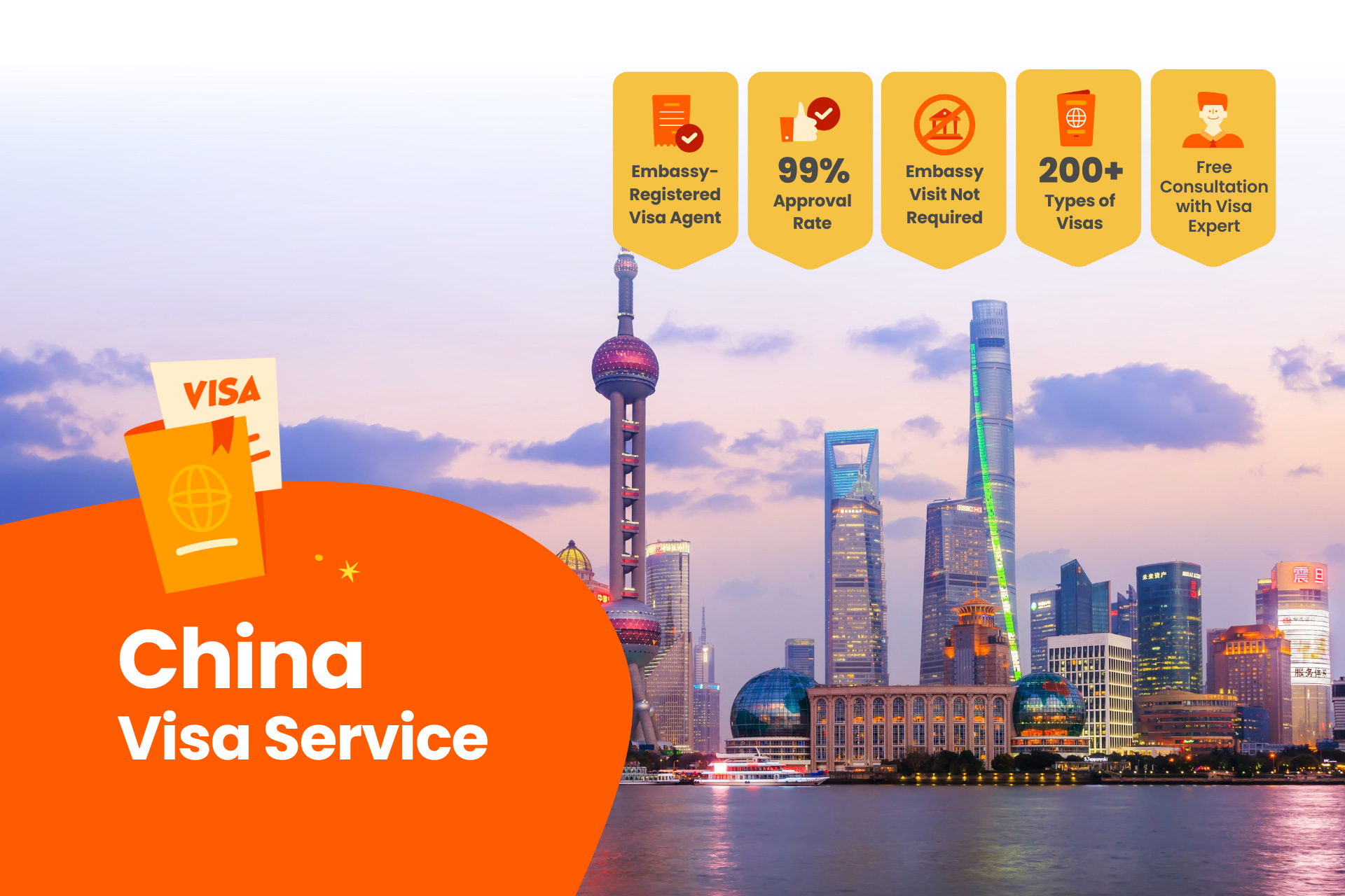 China Visa Service from SPUN 