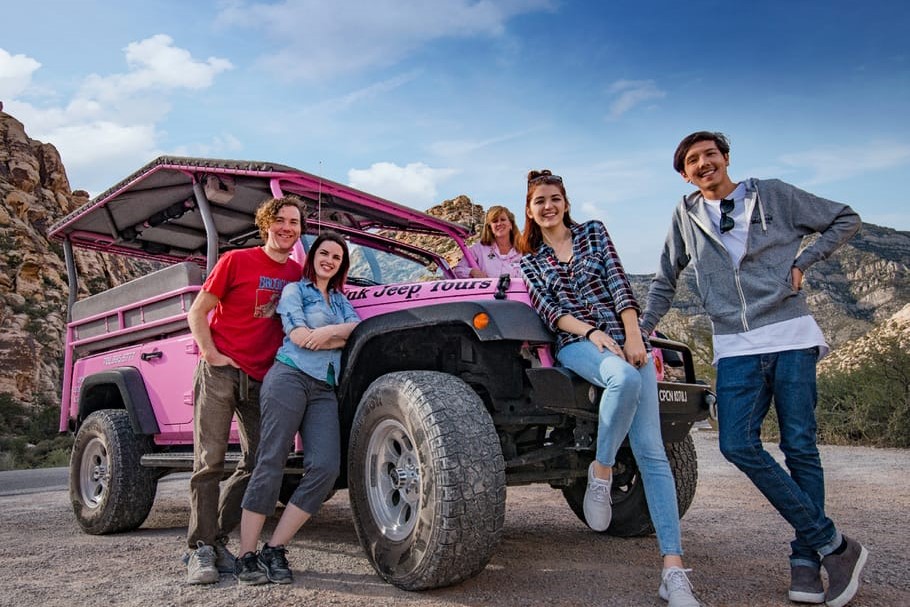 拉斯維加斯紅巖峽谷之旅和石峽谷四驅車探險 (Red Rock Canyon Tour and Rocky Gap 4x4 Adventure in Las Vegas)