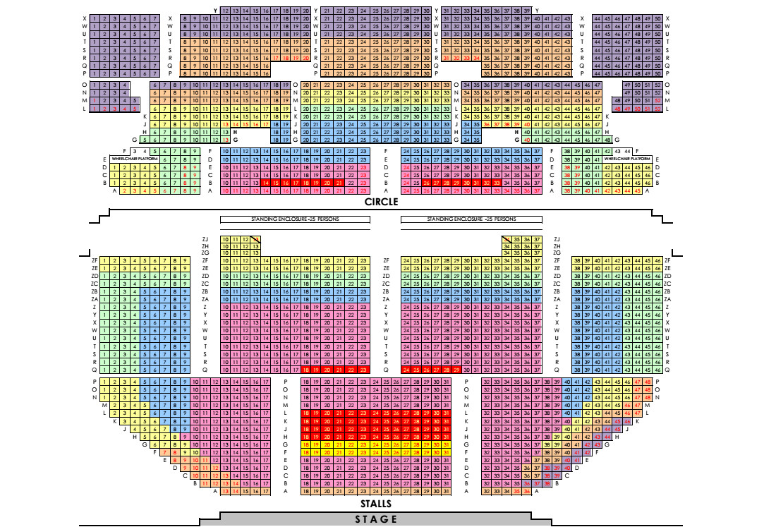 Apollo Victoria Theatre Seating Plan