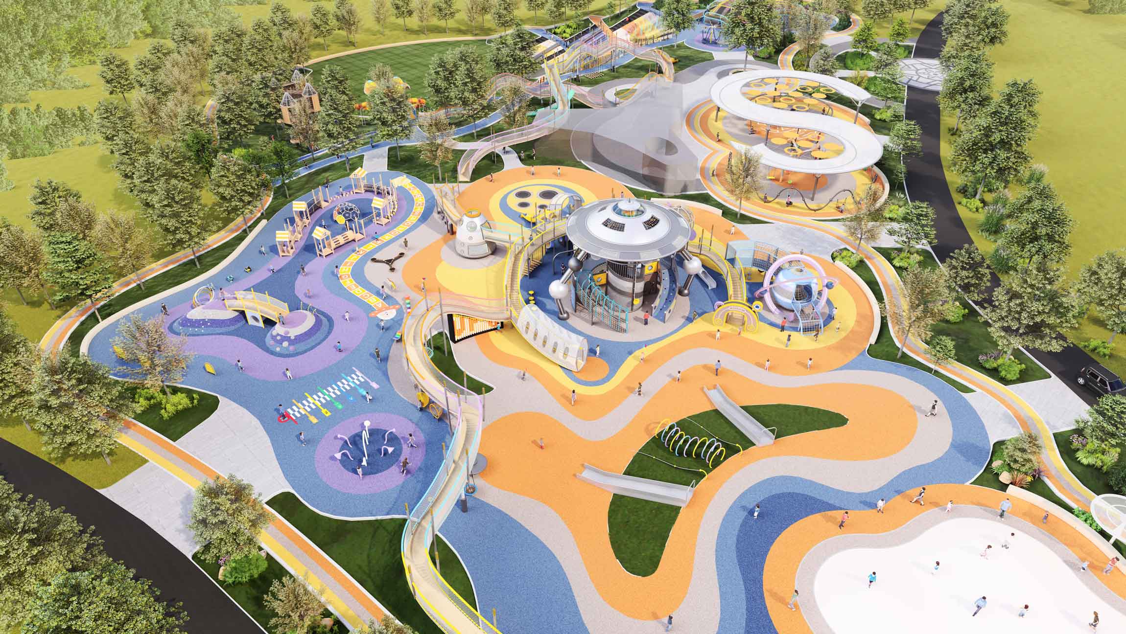 Unpowered play facilities