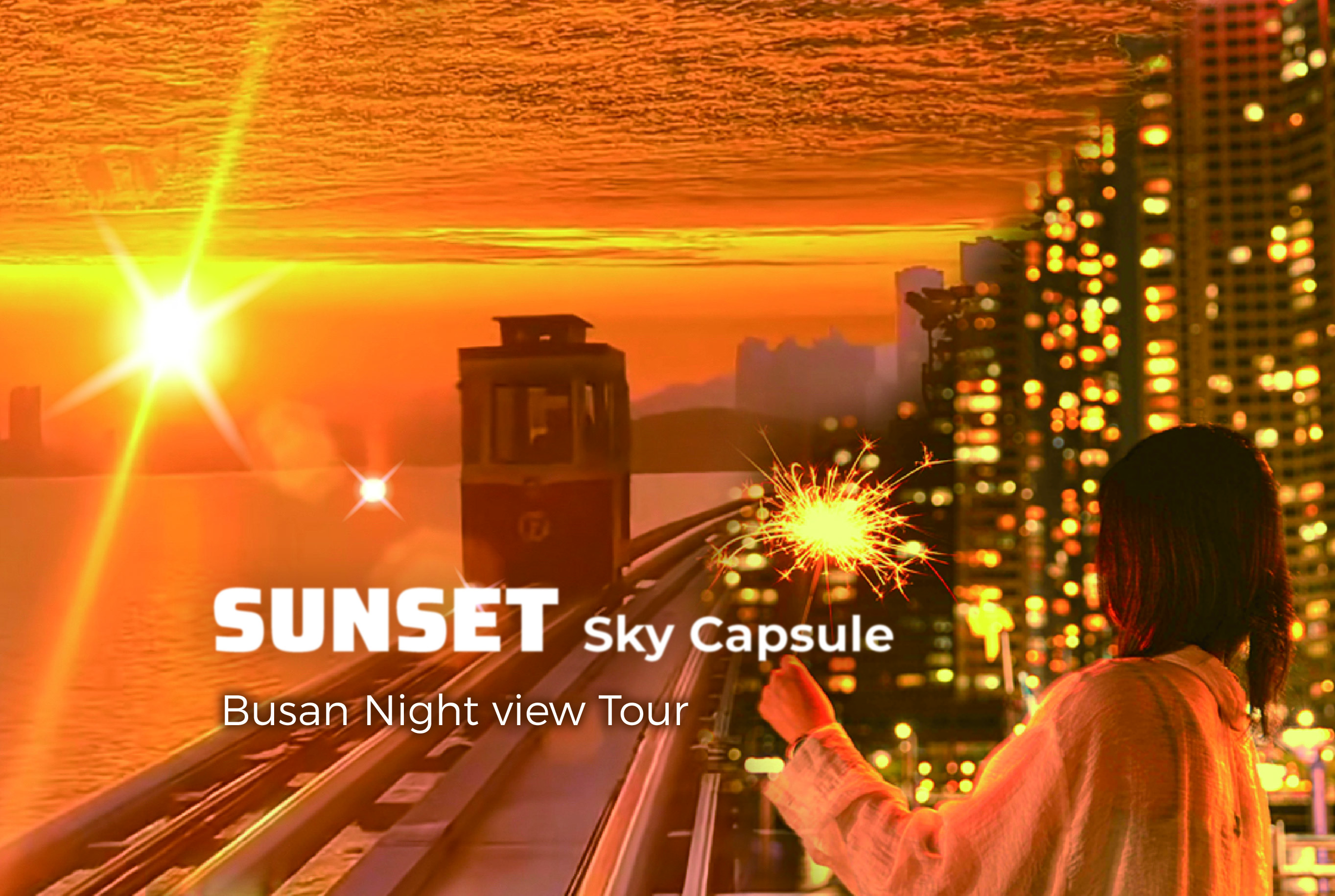 Busan Sunset &amp; Night View Tour: Sky Capsule, The Bay 101, Songdo
