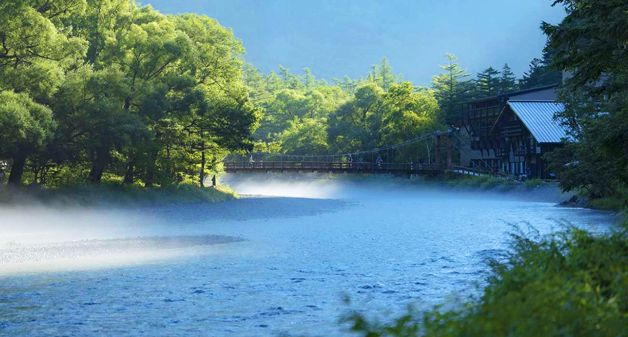 Stroll to Kappa Bridge to check in