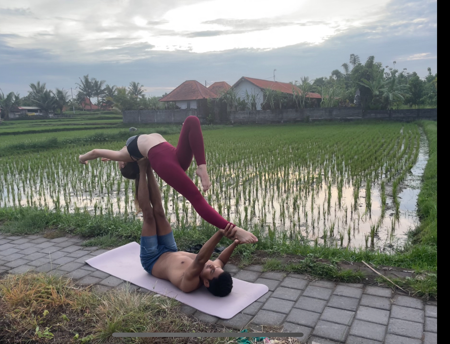 Nature, breath, and connection—the perfect yoga flow.