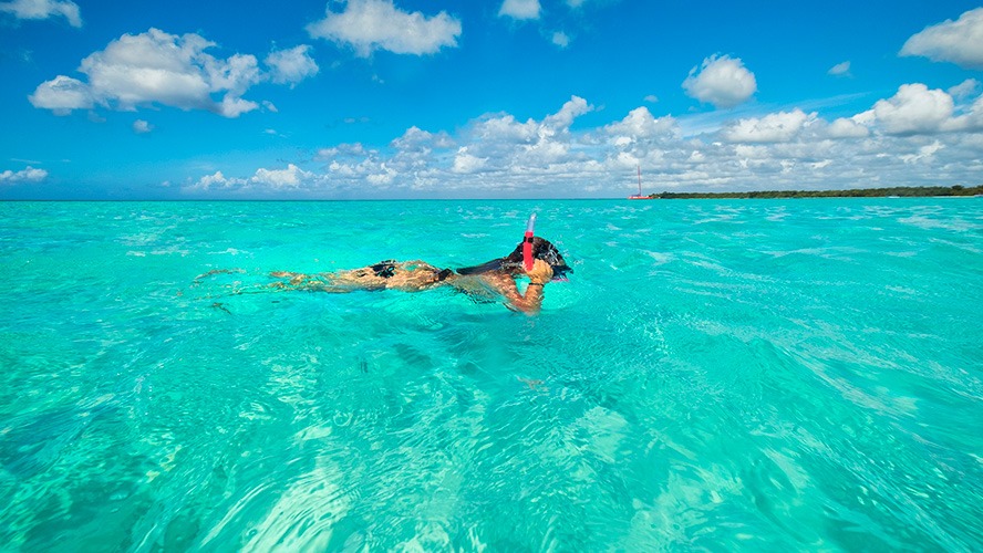 perfect waters for swimming