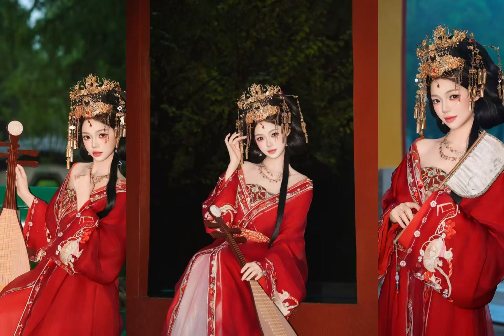 無論是衣物上的刺繡、印花，還是各類配飾的做工，都精緻到了極點，針腳細密均勻，圖案栩栩如生，處處都體現著對傳統服飾文化的尊重與傳承