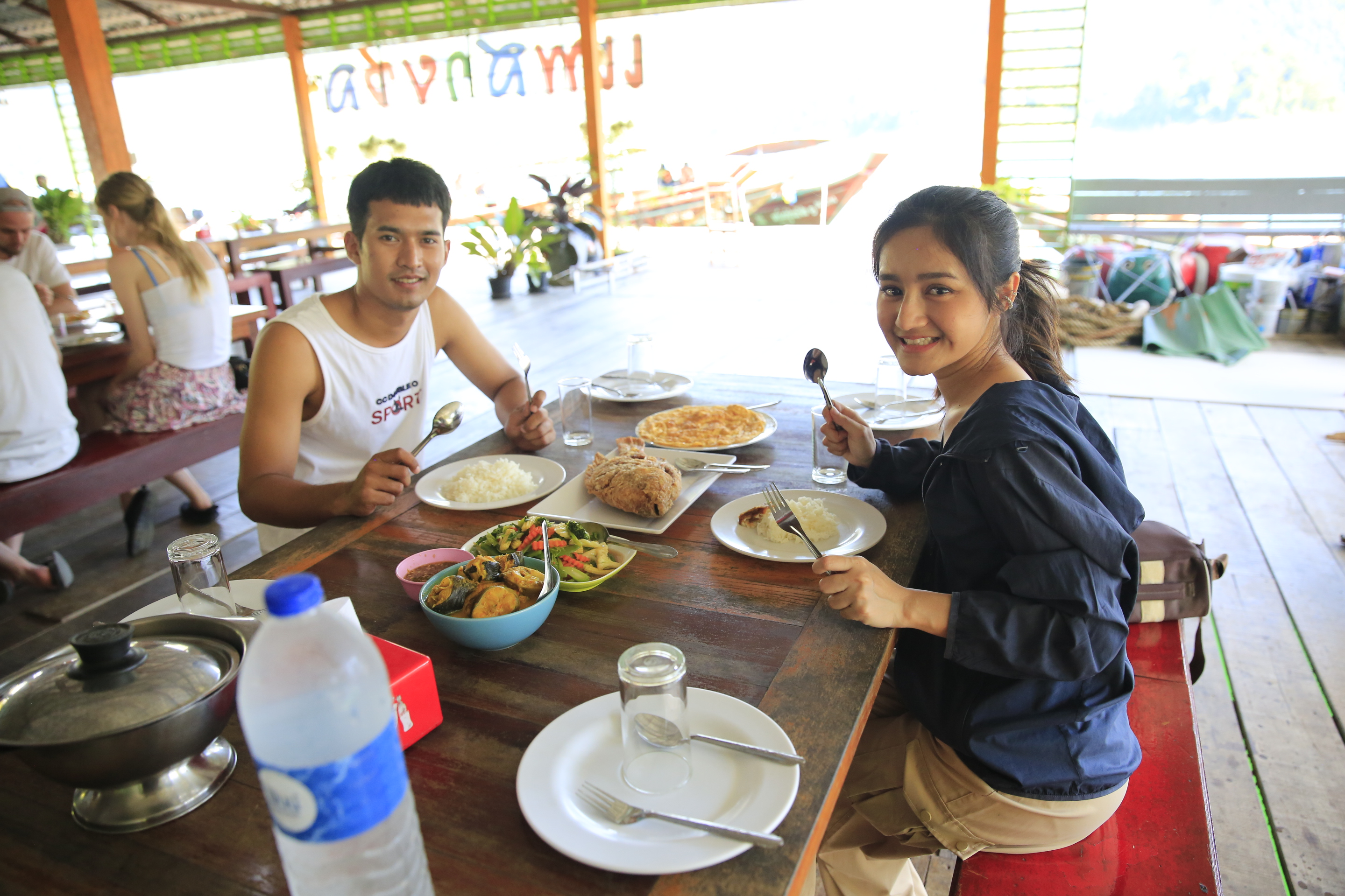 Afterward, delight in a buffet lunch upon arrival at your floating resort.
