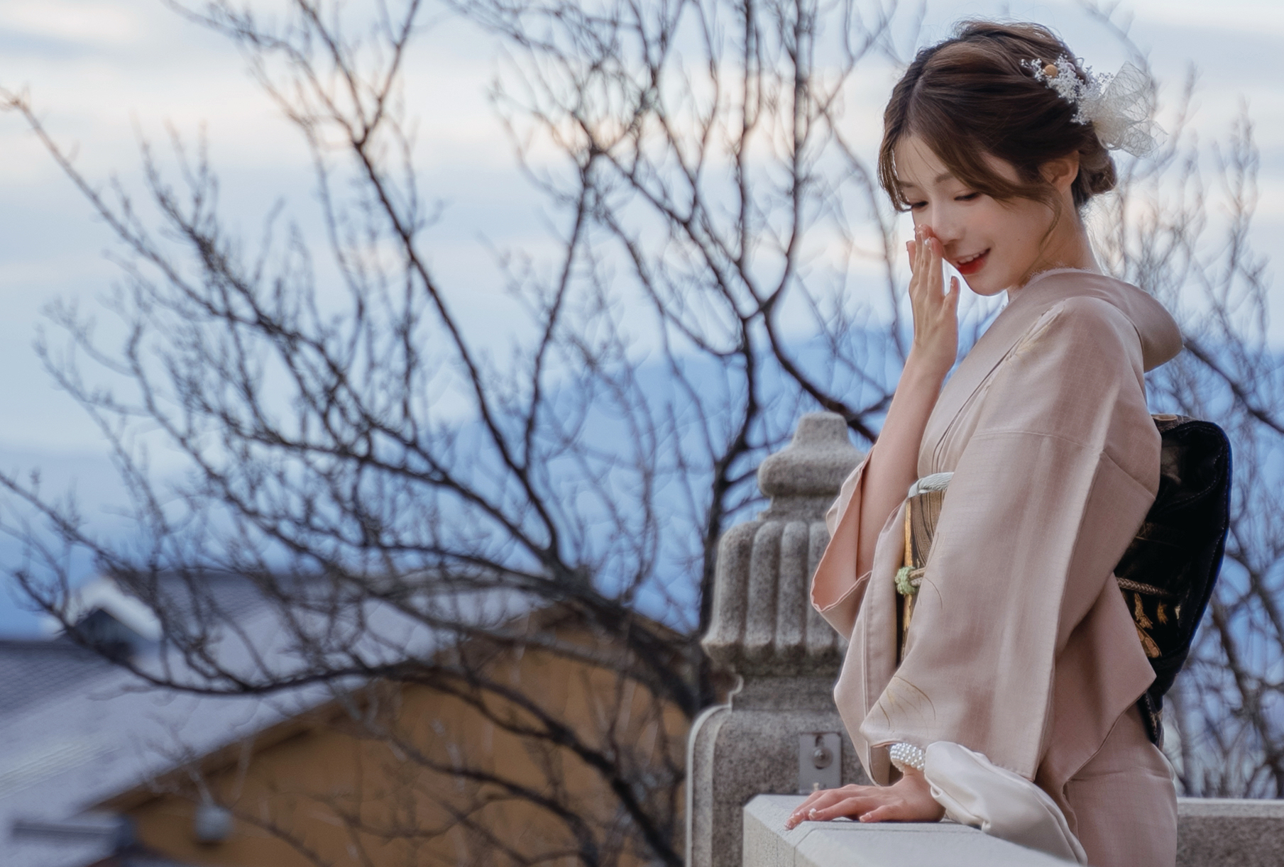 Tokyo Kimono, Furisode, and Yukata Rental Experience｜Exquisite Hair & Japanese Makeup & Photoshoot (Ookini Asakusa Kaminarimon)