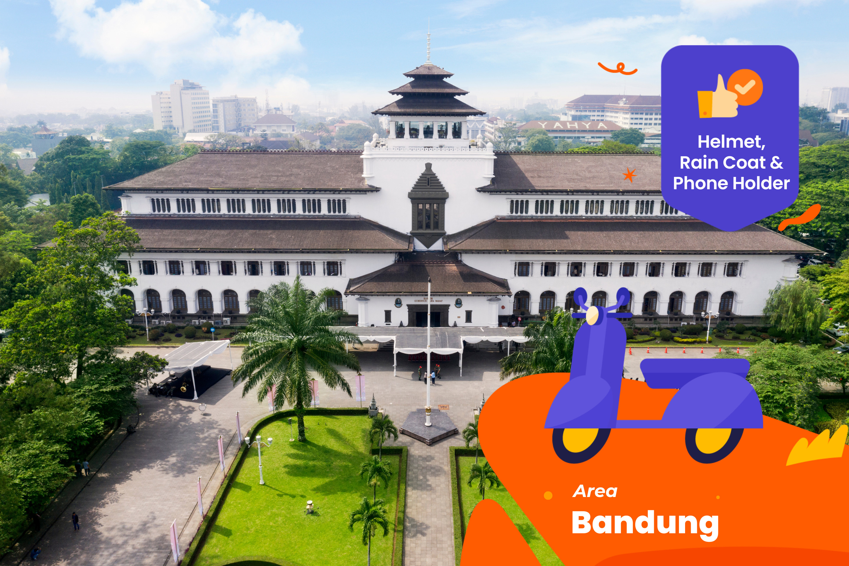 Аренда скутеров и мотоциклов в Бандунге