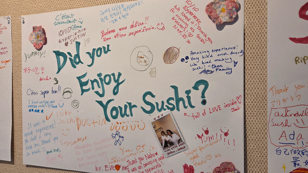 Osaka:Let's experience making Sushi in Namba!