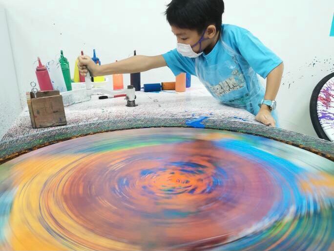 Spin Paint House 旋轉繪畫體驗