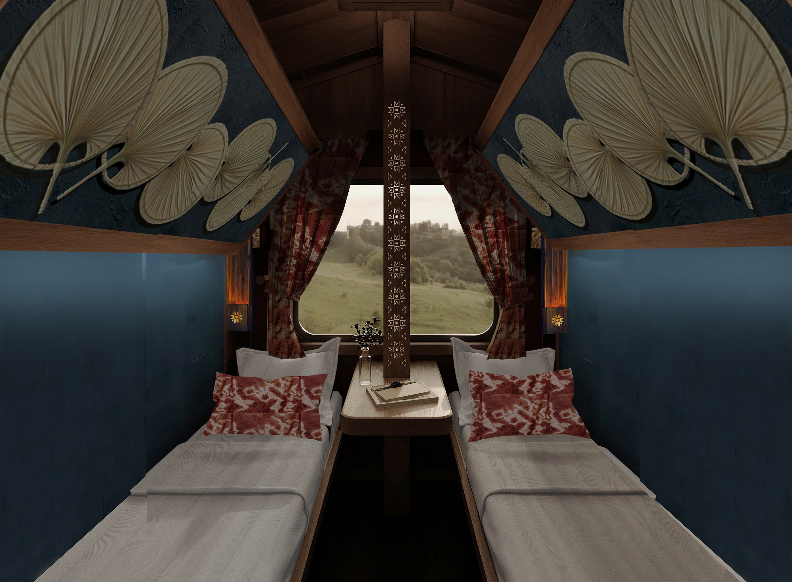 Tonkin VIP 小木屋 - 專為兩位成人設計的私人小木屋，配有兩張折疊床