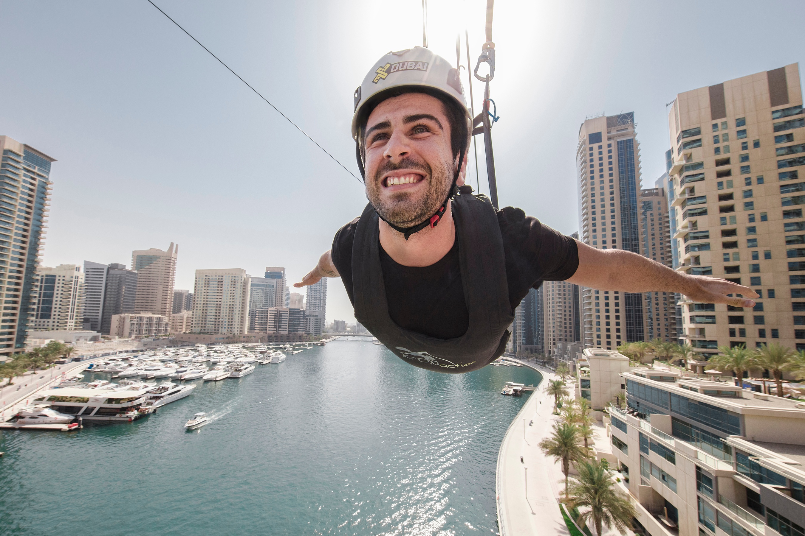 Zipline Experience at XLine Dubai Marina- The Longest Urban Zipline