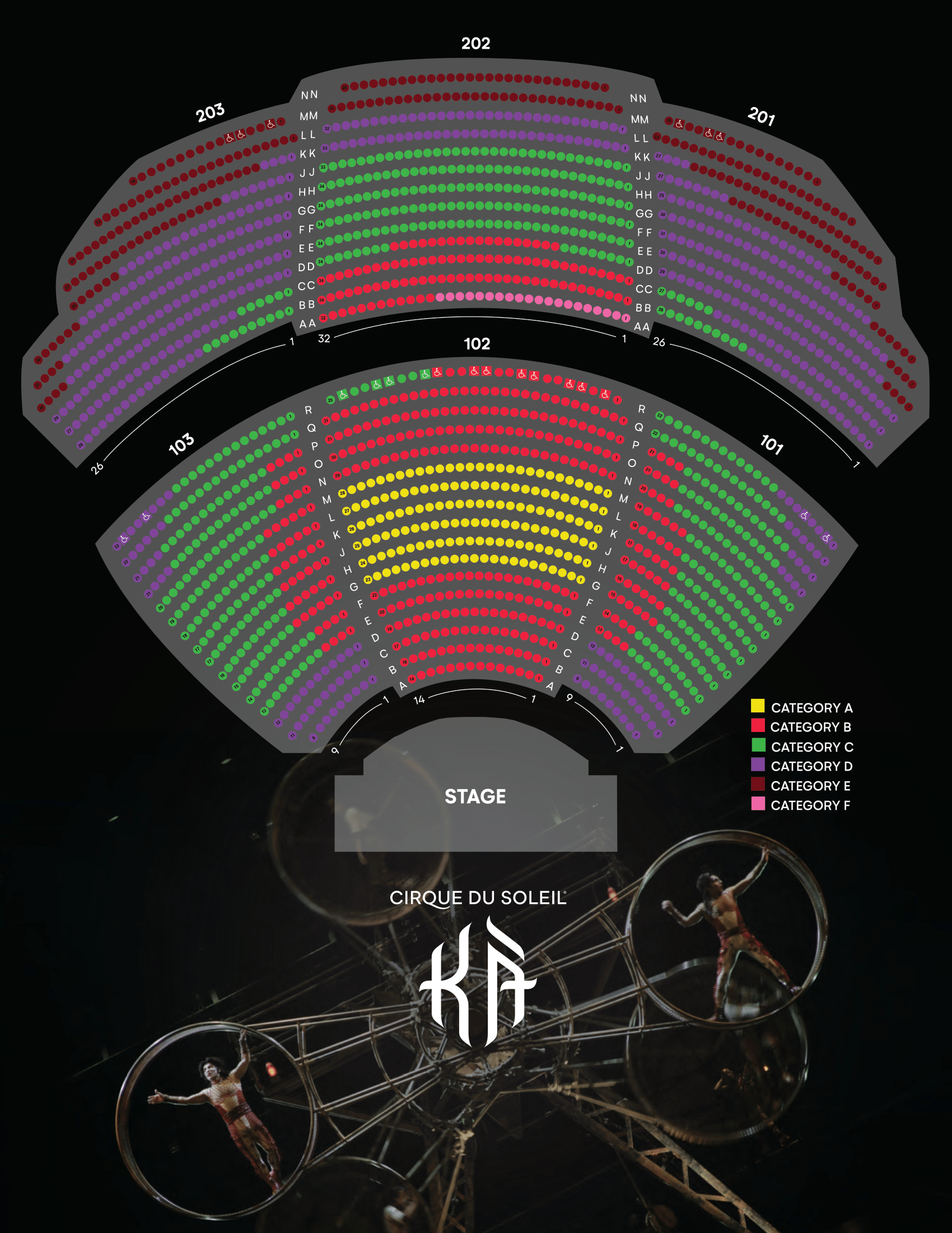 Cirque du Soleil Show Ticket in Las Vegas