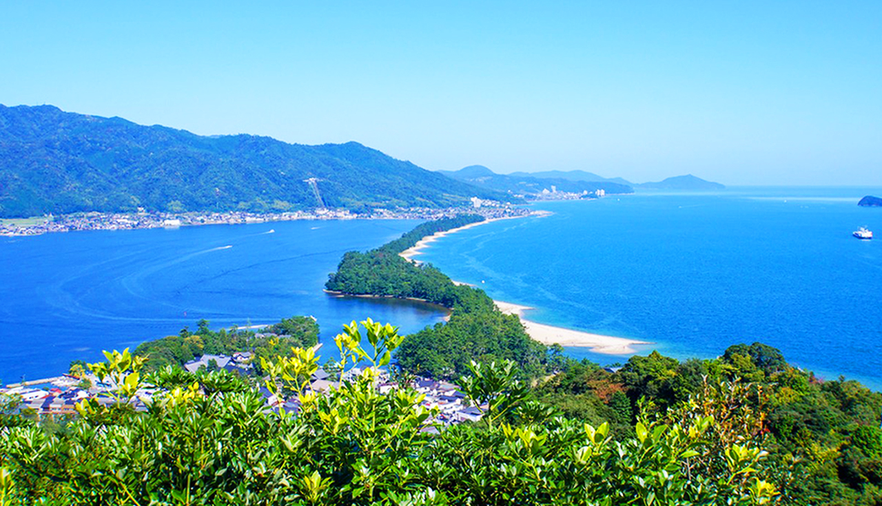Kyoto by the Sea & Amanohashidate Observation Deck & Chion-ji Temple & Monju-do Hall & Ine Funaya