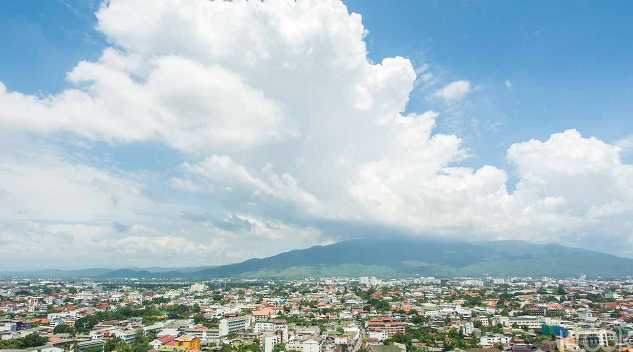 view from above of Chiang Mai