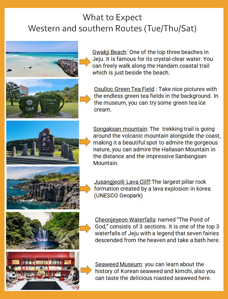 Jeju Top Attractions Day Tour