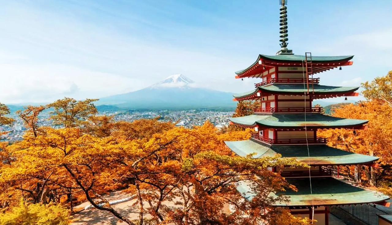 河口湖&新倉山淺間公園&富士山五合目&山中湖泡溫泉看富士山