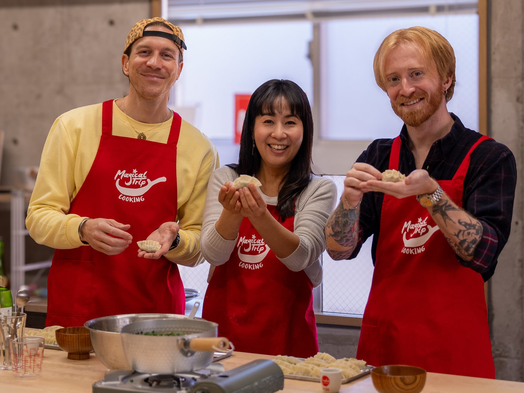 Osaka Cooking Class &amp; Sake Tasting with Local Supermarket Visit
