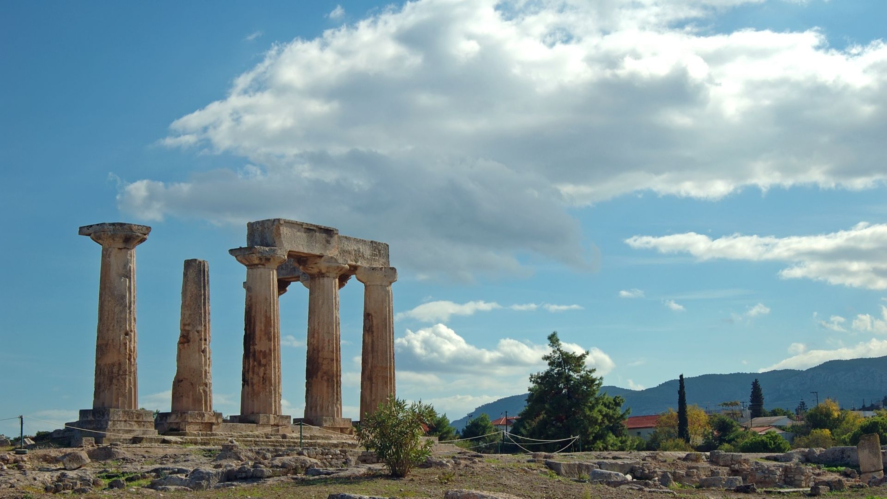 Walk among ancient ruins where St. Paul preached and history thrived in Ancient Corinth