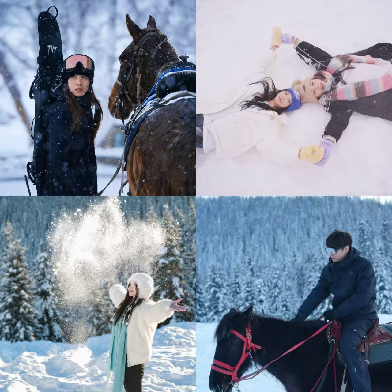 Professional photographers offer "Game of Thrones"-style travel photography, featuring 9 selected photos that will beautify your Moments feed. (Props provided: simple costumes/ski suits/horses/scarves/cloaks/horse lamps/paper umbrellas/flower baskets)