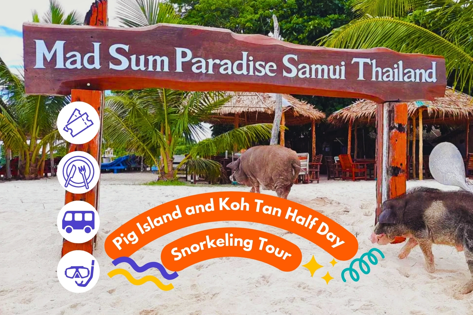 Koh Mudsum & Koh Tan半日浮潛之旅